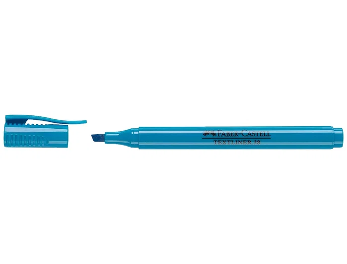 Faber-Castell Textliner 38 Azul Fluorescente (Pack de 10) Faber-Castell Textliner 38 Azul Fluorescente (Pack de 10)