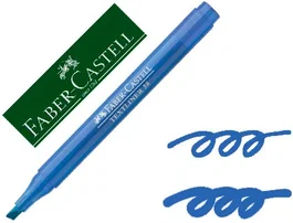 Faber-Castell Textliner 38 Azul Fluorescente (Pack de 10)