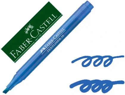 Faber-Castell Textliner 38 Azul Fluorescente (Pack de 10) Faber-Castell Textliner 38 Azul Fluorescente (Pack de 10)