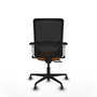 PIQUERAS Y CRESPO Silla de oficina Zulema Naranja y Negro