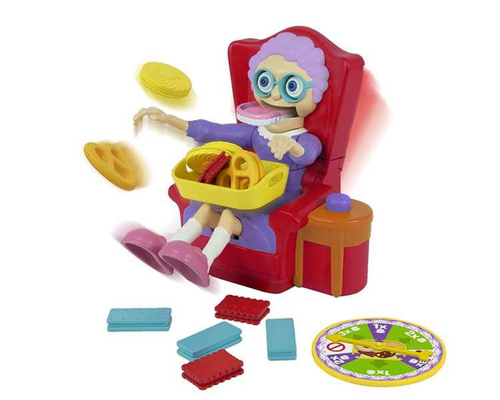 Bizak Juego No Asustes a la Abuela para Niños, Juego de Mesa Familiar con Figura Interactiva de Suspense y Acción