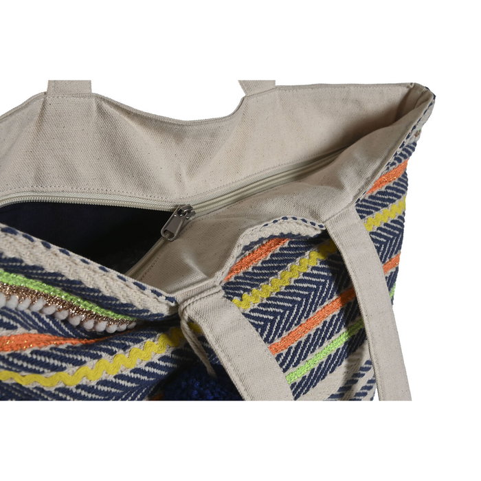 DKD Home Decor Bolso Algodón Multicolor LIMA 45x9x70 cm DKD Home Decor Bolso Algodón Multicolor LIMA 45x9x70 cm