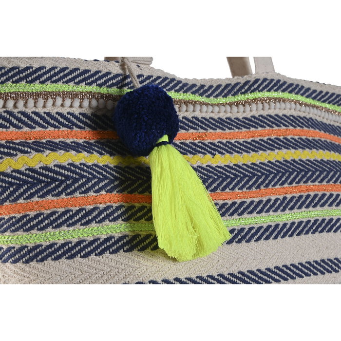 DKD Home Decor Bolso Algodón Multicolor LIMA 45x9x70 cm DKD Home Decor Bolso Algodón Multicolor LIMA 45x9x70 cm