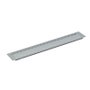HERRAJES ALK Rejilla de ventilación para zócalo Aluminio Anodizado 225x70 Plata mate