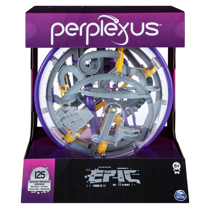 Spin Master Perplexus Epic Laberinto 3D con 125 Obstáculos - Juego de Habilidad para +8 Años - Multilingüe Spin Master Perplexus Epic Laberinto 3D con 125 Obstáculos - Juego de Habilidad para +8 Años - Multilingüe