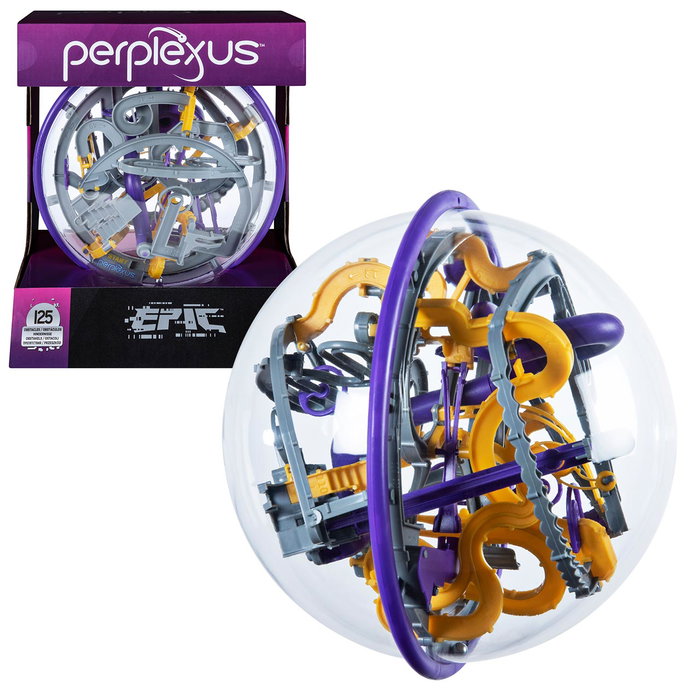 Spin Master Perplexus Epic Laberinto 3D con 125 Obstáculos - Juego de Habilidad para +8 Años - Multilingüe Spin Master Perplexus Epic Laberinto 3D con 125 Obstáculos - Juego de Habilidad para +8 Años - Multilingüe