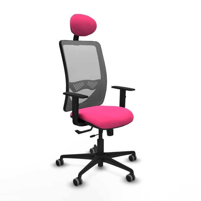 PIQUERAS Y CRESPO Silla de oficina Zulema Rosa y Gris PIQUERAS Y CRESPO Silla de oficina Zulema Rosa y Gris