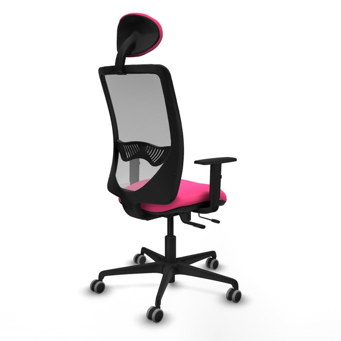 PIQUERAS Y CRESPO Silla de oficina Zulema Rosa y Gris PIQUERAS Y CRESPO Silla de oficina Zulema Rosa y Gris