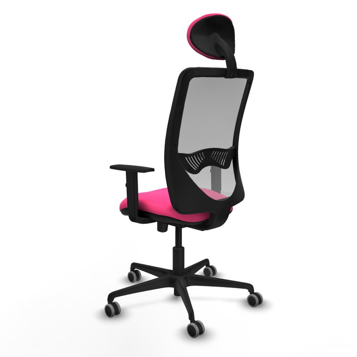 PIQUERAS Y CRESPO Silla de oficina Zulema Rosa y Gris PIQUERAS Y CRESPO Silla de oficina Zulema Rosa y Gris
