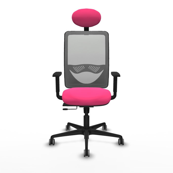 PIQUERAS Y CRESPO Silla de oficina Zulema Rosa y Gris PIQUERAS Y CRESPO Silla de oficina Zulema Rosa y Gris