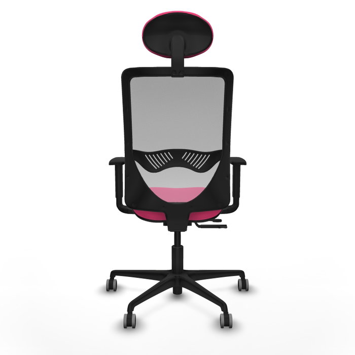 PIQUERAS Y CRESPO Silla de oficina Zulema Rosa y Gris PIQUERAS Y CRESPO Silla de oficina Zulema Rosa y Gris