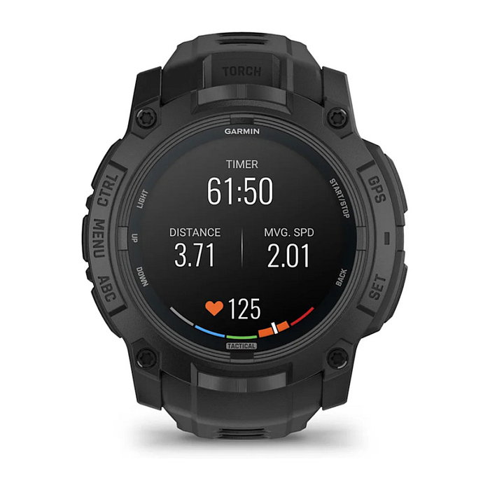 Garmin Instinct 3 Tactical Edition Amoled 50mm Multisport Smartwatch Negro