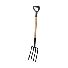 Grow Horca para jardín de madera y acero al carbono 114 cm