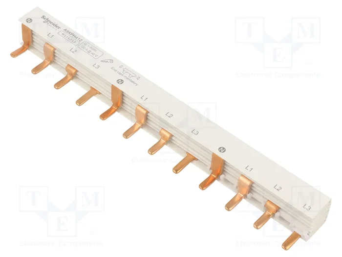 SCHNEIDER ELECTRIC Busbar de 4 Polos, 100A, 415V SCHNEIDER ELECTRIC Busbar de 4 Polos, 100A, 415V