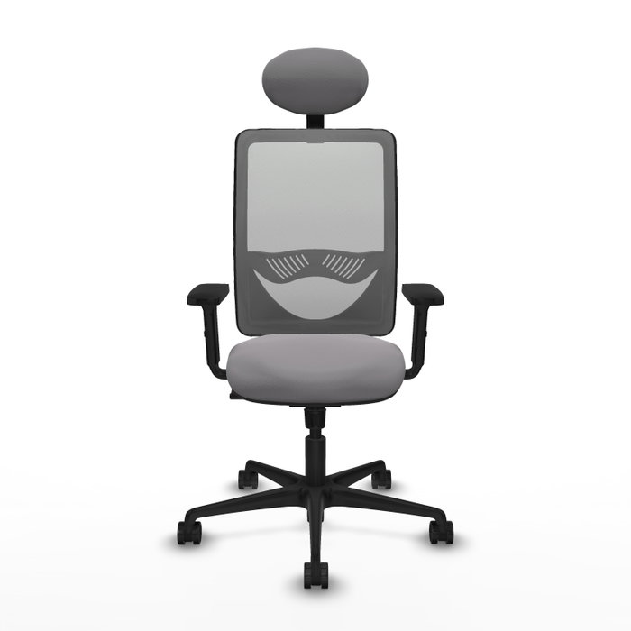 PIQUERAS Y CRESPO Silla de oficina Zulema Gris con mecanismo Sincro PIQUERAS Y CRESPO Silla de oficina Zulema Gris con mecanismo Sincro
