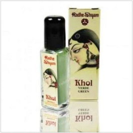 RADHE SHYAM Khol Ojos Verde 00 - Maquillaje de Ojos Tradicional, Eyeliner en Polvo Verde