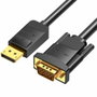 Vention Cable Conversor DisplayPort a VGA HBLBJ de 5 m, Negro