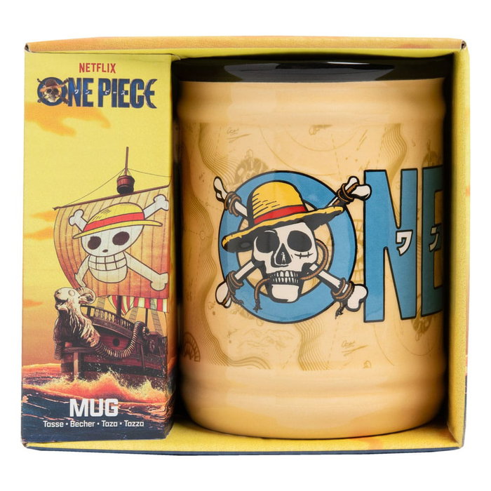 Paladone Products Taza One Piece Shaped Jolly Roger con capacidad de 330 ml Paladone Products Taza One Piece Shaped Jolly Roger con capacidad de 330 ml