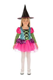 Disfraz para Niños My Other Me Rosa Bruja 5-6 Años (2 Piezas)