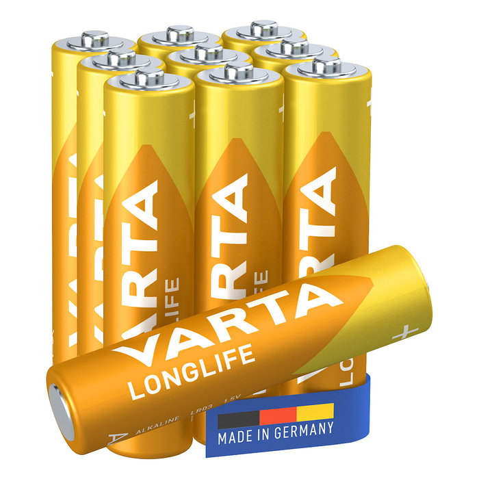 VARTA LONGLIFE AAA Pack de 10