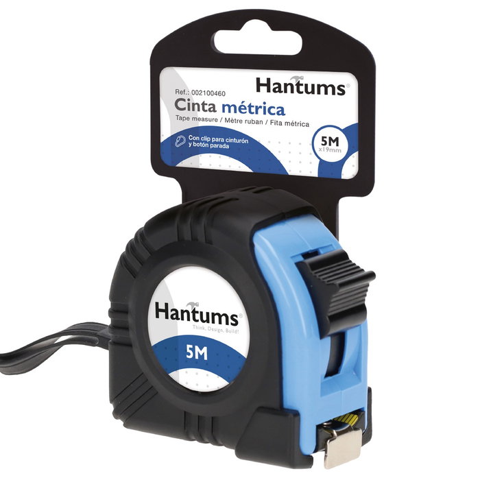 Hantums Cinta Métrica Recubierta de Goma 19mm - 5M Hantums Cinta Métrica Recubierta de Goma 19mm - 5M