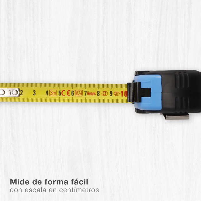 Hantums Cinta Métrica Recubierta de Goma 19mm - 5M Hantums Cinta Métrica Recubierta de Goma 19mm - 5M
