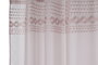 DKD Home Decor Cortina Boho Rosa Palo Poliester 260 x 140 cm (2 Unidades) Estilo Bohemio