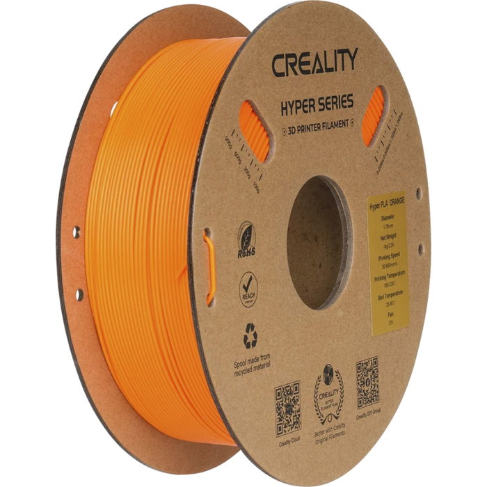 Creality Filament Hyper PLA 1.75 mm 1 kg - Naranja Creality Filament Hyper PLA 1.75 mm 1 kg - Naranja