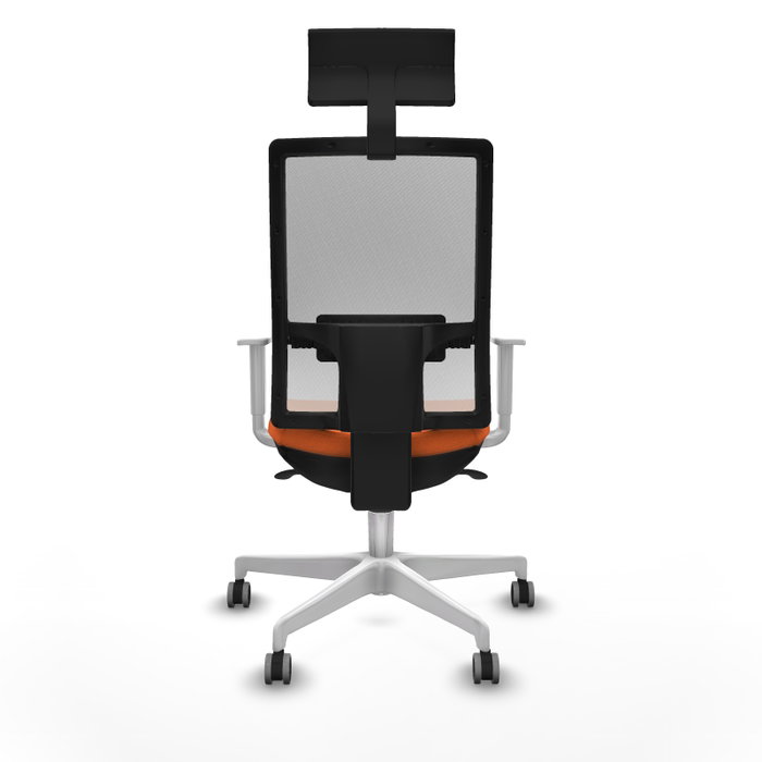 PIQUERAS Y CRESPO Silla de oficina Horna Naranja y Blanco PIQUERAS Y CRESPO Silla de oficina Horna Naranja y Blanco