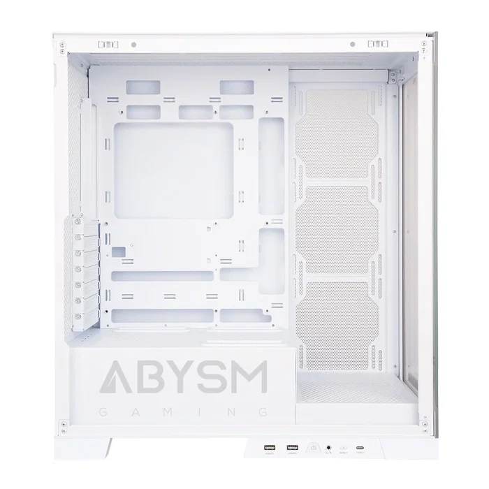 Abysm Danube Sava H500 White Caja Torre ATX/ITX/Micro-ATX con Cristal Templado