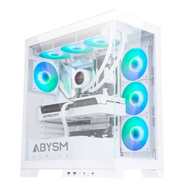 Abysm Danube Sava H500 Caja torre blanca ATX, ITX, Micro ATX