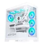 Abysm Danube Sava H500 Caja torre blanca ATX, ITX, Micro ATX