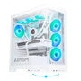 Abysm Danube Sava H500 Caja torre blanca ATX, ITX, Micro ATX