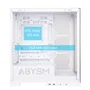 Abysm Danube Sava H500 Caja torre blanca ATX, ITX, Micro ATX