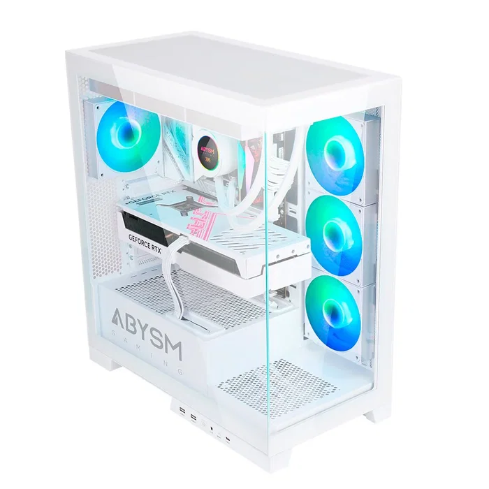 Abysm Danube Sava H500 Caja torre blanca ATX, ITX, Micro ATX