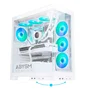Abysm Danube Sava H500 White Caja Torre ATX/ITX/Micro-ATX con Cristal Templado
