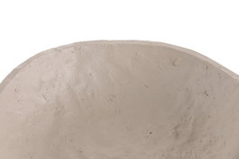 DKD Home Decor Centro de Mesa Cemento Crema 20x20x8.5 cm