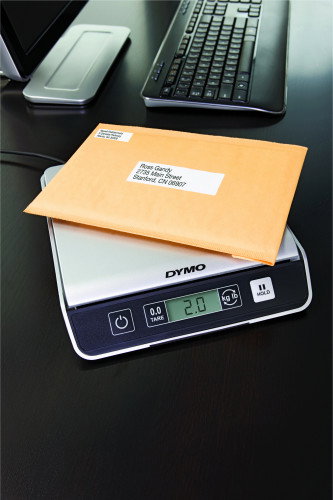 Dymo S0929010 Báscula Postal Digital USB M10, Capacidad 10kg, Precisión 2g, Conectividad USB