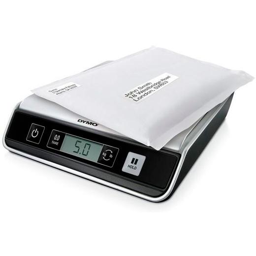 Dymo Báscula Digital Postal USB M10 de 10 kg en Negro y Plata Dymo Báscula Digital Postal USB M10 de 10 kg en Negro y Plata