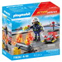 Playmobil Bombero Con Bomba De Agua Action Heroes 71826 Juguete +4 Años