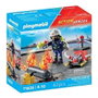Playmobil Bombero con Bomba de Agua Action Heroes 71826