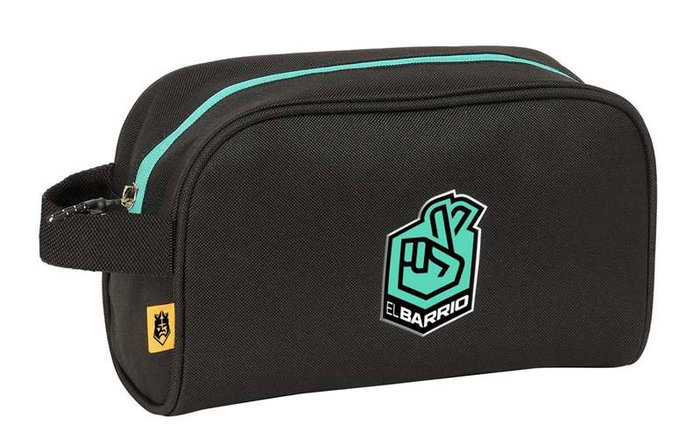 Neceser de Viaje Kings League El barrio Negro 24 x 15 x 10 cm
