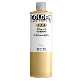 Golden Fluid Colores Acrílicos Oro Iridiscente (Fino) 473 ml