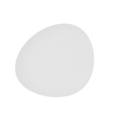 Bidasoa Plato Irregular Porcelana Fosil Blanco 28x24,8x2,5 cm