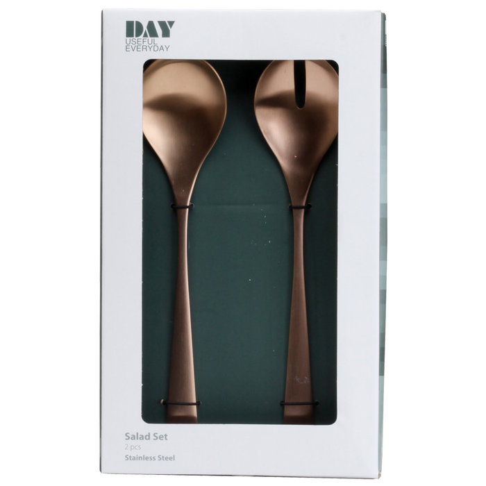 Juego De 2 Cubiertos Servir Cobre Day Juego De 2 Cubiertos Servir Cobre Day