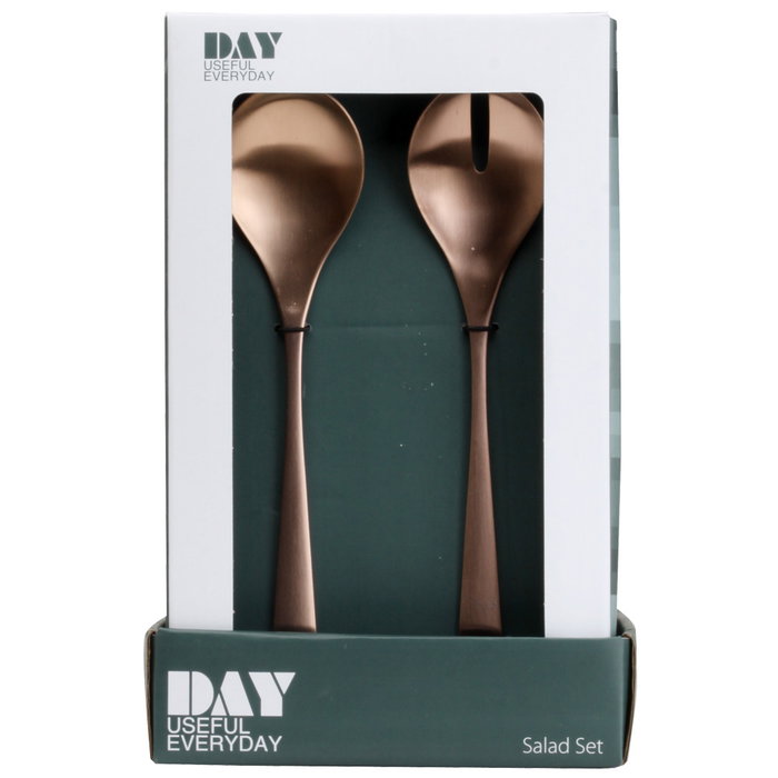Juego De 2 Cubiertos Servir Cobre Day Juego De 2 Cubiertos Servir Cobre Day