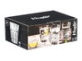 Vivalto Vaso Vidrio Transparente 300 ml 8.5x9.5x8.5 cm (Set de 24)