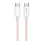 LogiLink Cable USB 2.0 Tipo-C a Tipo-C, 1 m, Rosa