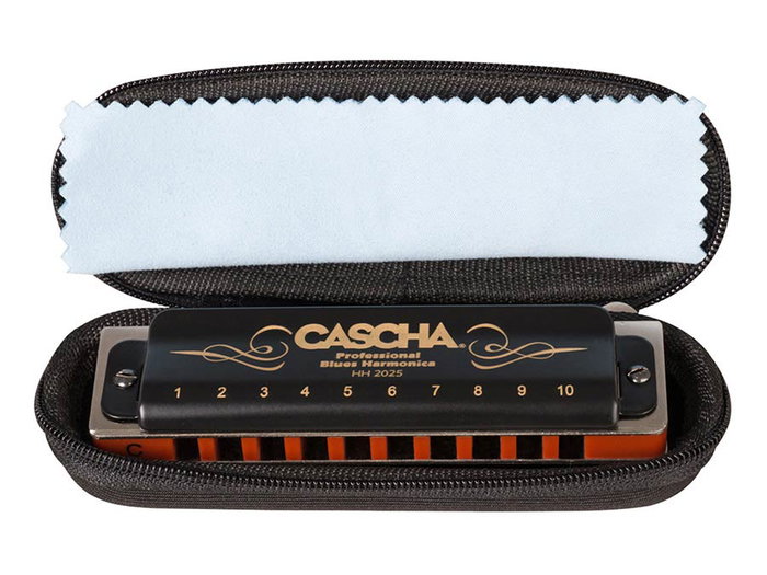 Professional Blues Harmonica In C, Incl. Case And Professional Blues Harmonica In C, Incl. Case And