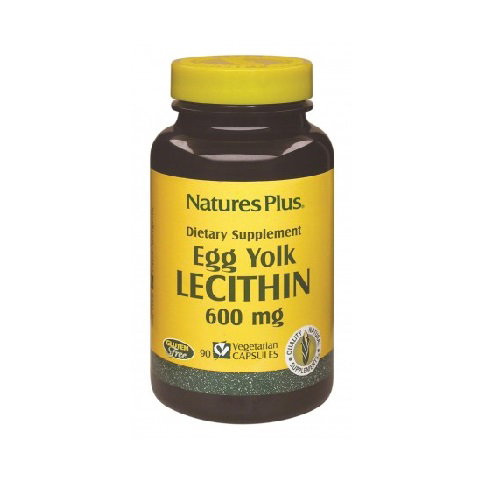 NATURES PLUS Lecitina de Huevo 600mg 180 cápsulas